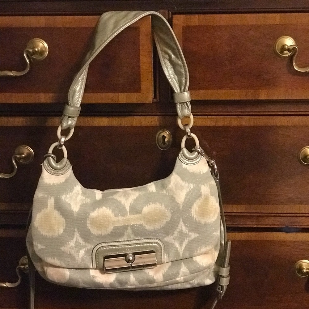 Authentic coach bag with long strap